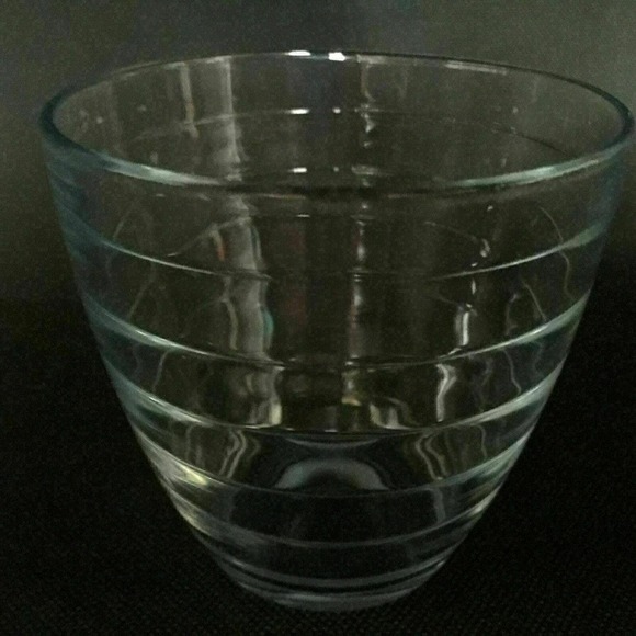 Set 6 Embossed Line Ring Double Old Fashioned Whiskey Juice Drinking Glass 12 oz - Picture 2 of 6